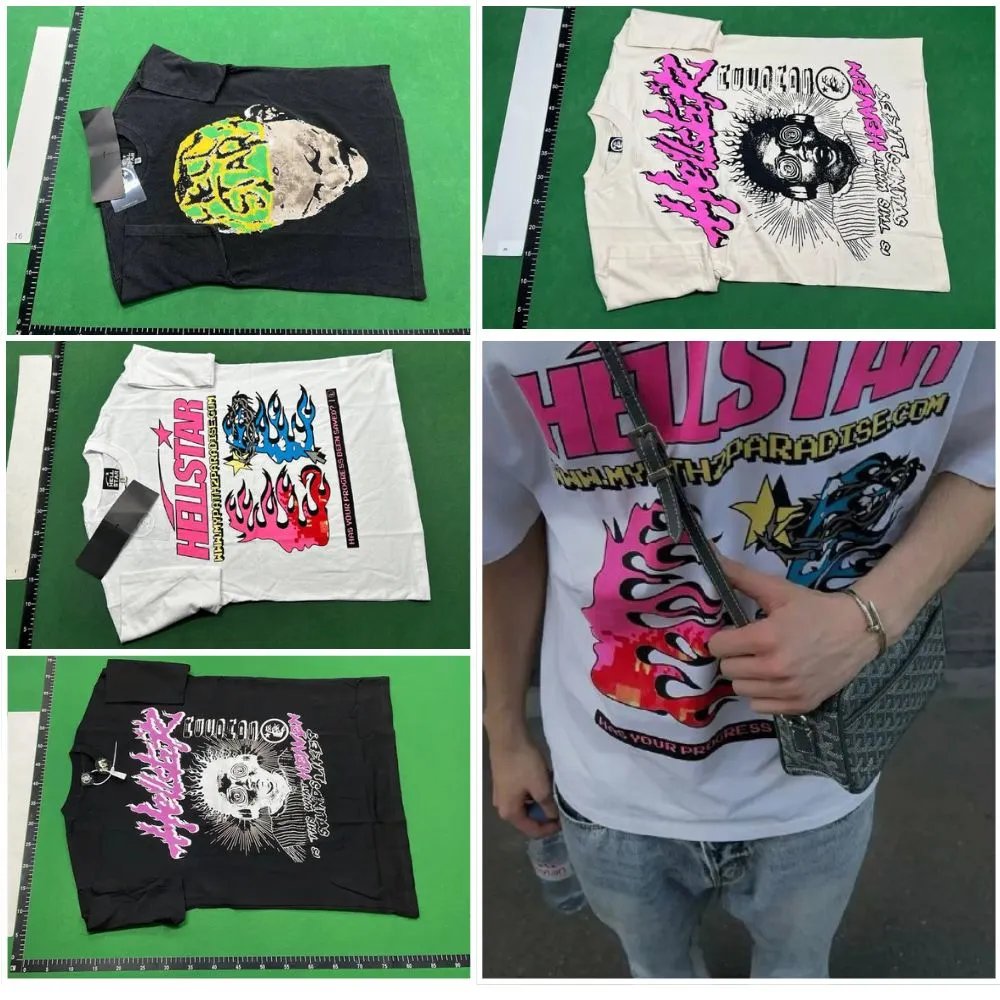 Hellstar Flame Design T-Shirt for Men and Women