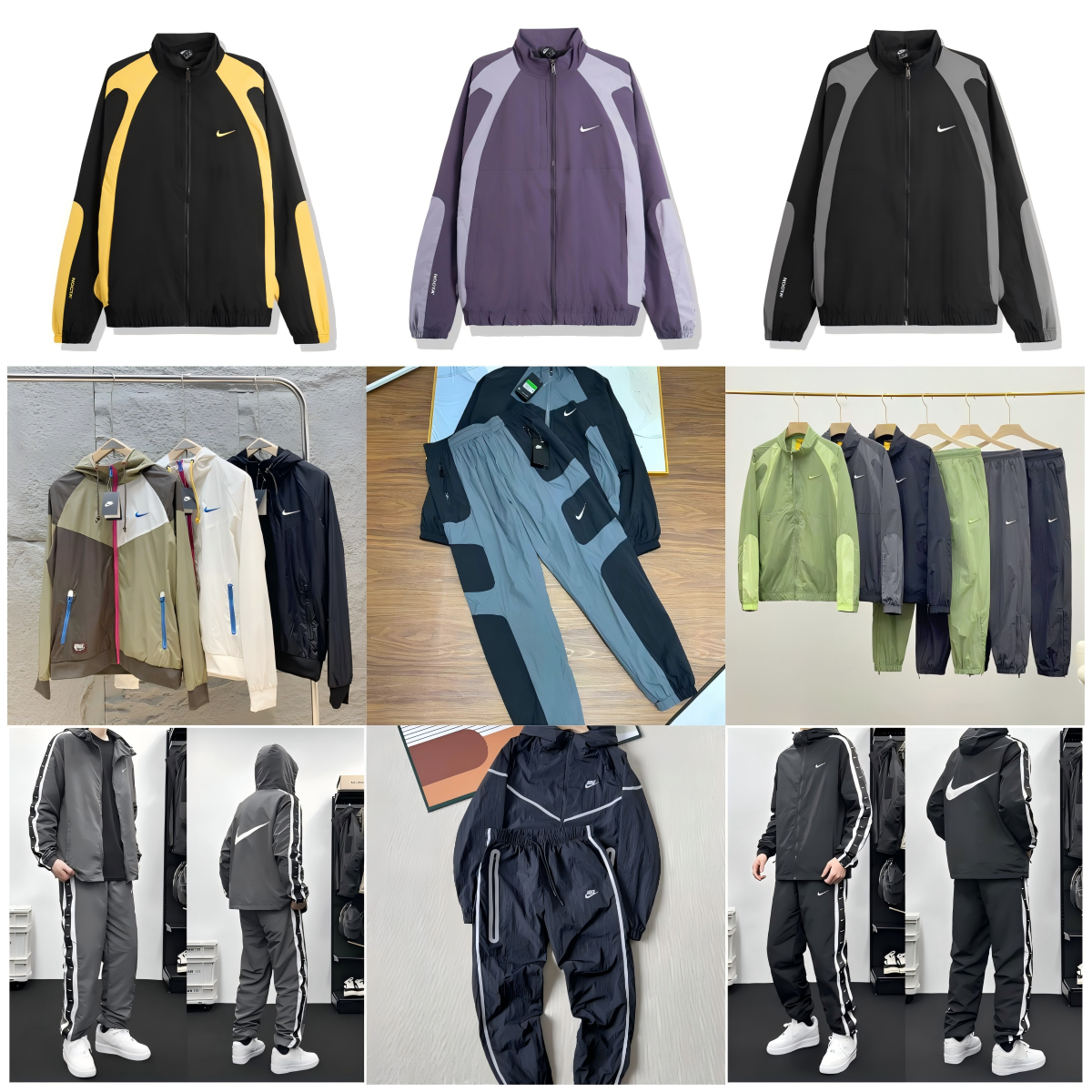 Nike Sportswear Track Suit Men's Hooded Jacket and Pants Set