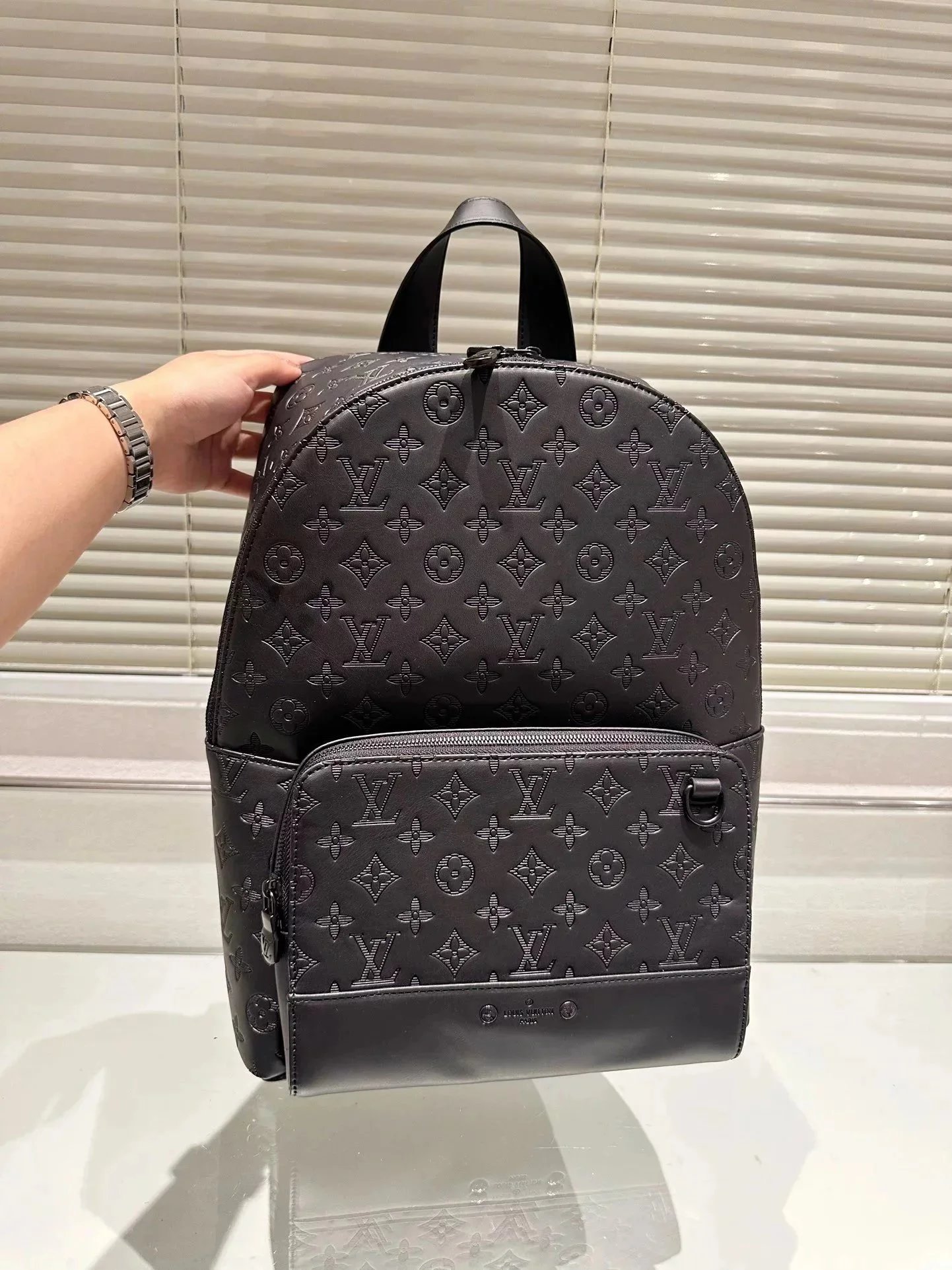 Louis Vuitton Monogram Empreinte Leather Backpack