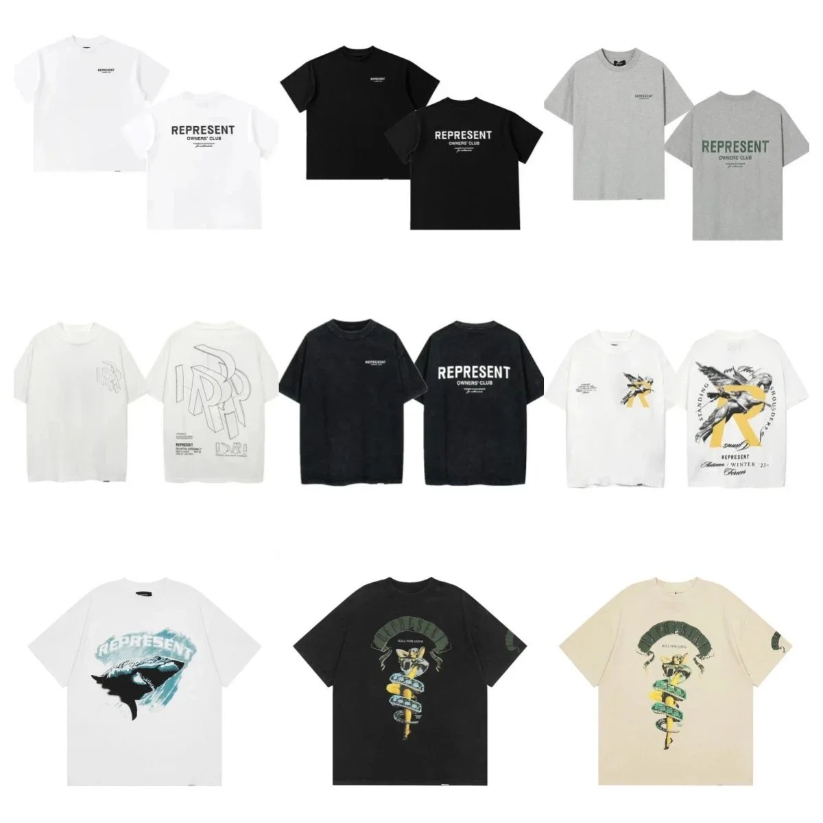 REPRESENT Owners Club T-Shirts Collection - Streetwear Fashion