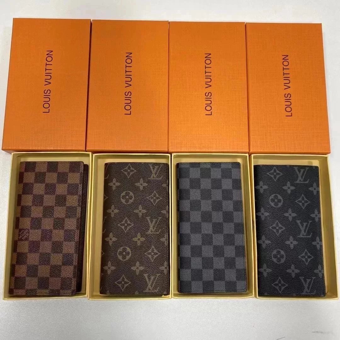 Louis Vuitton Men's Wallets in Damier and Monogram Patterns