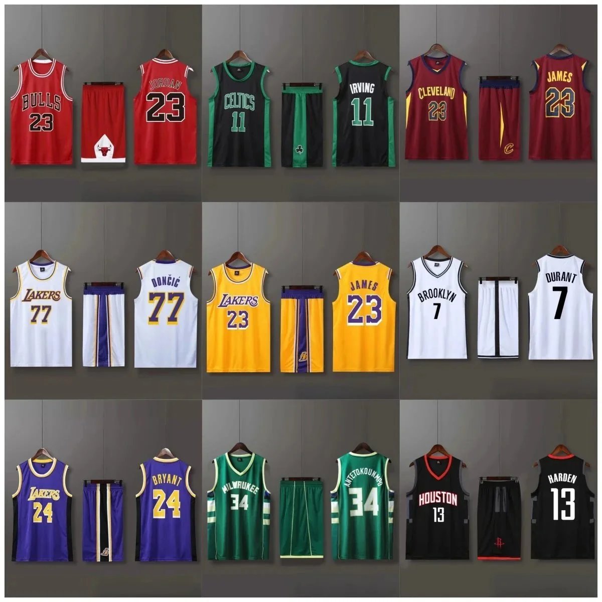 Official NBA Player Jerseys for Men Women Basketball Uniforms