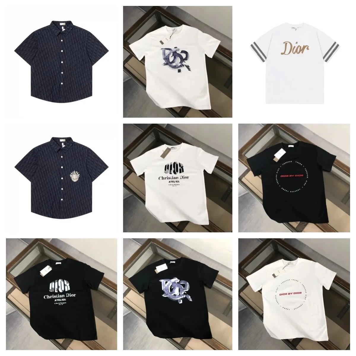 Dior Men's T-Shirts and Short Sleeve Shirts Collection