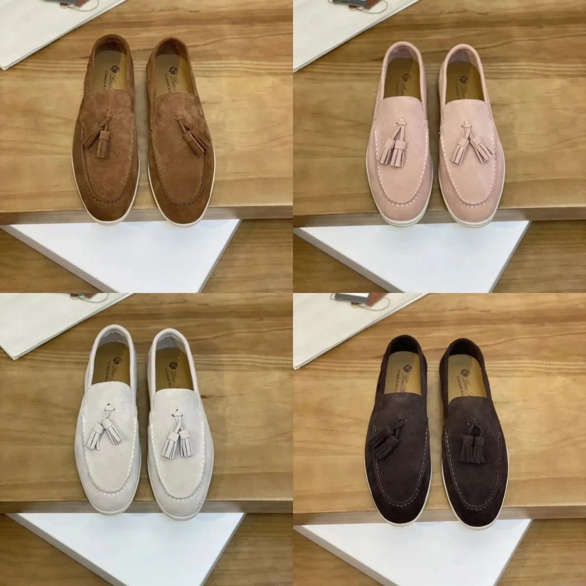Tory Burch Tassel Loafers for Women - Stylish Suede Slip-On Shoes