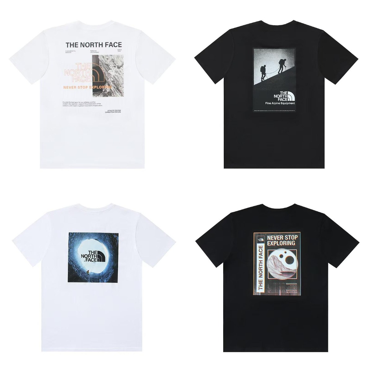 The North Face Graphic T-Shirt Collection - Never Stop Exploring