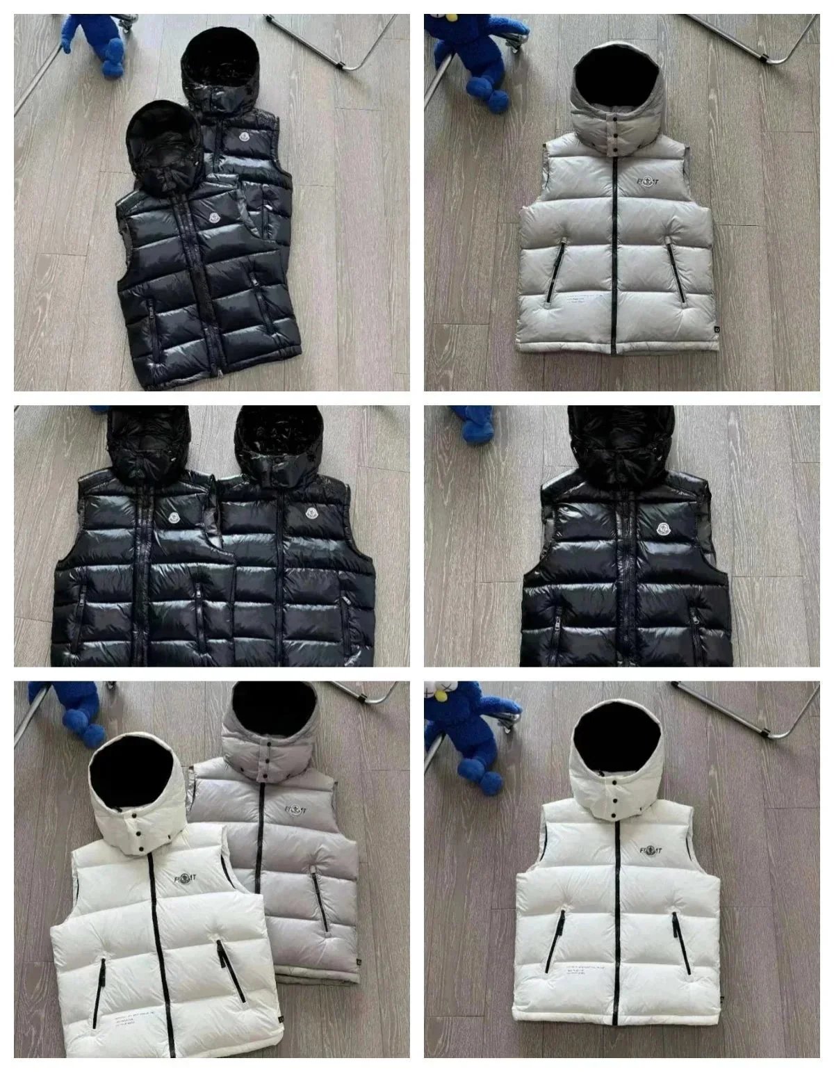 FLOT Down Vest Winter Warm Puffer Sleeveless Jacket for Men Women