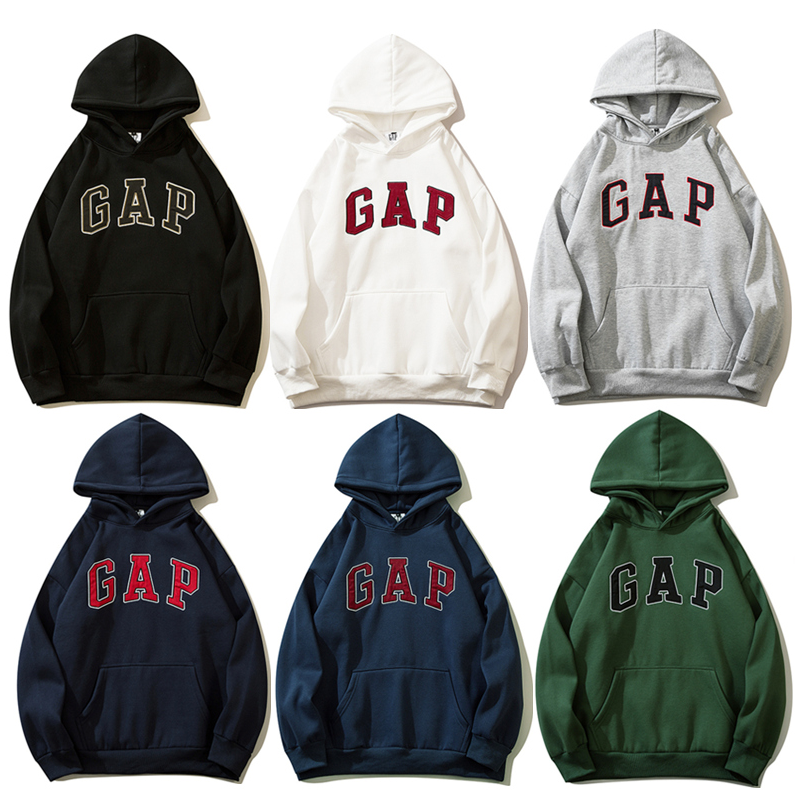 GAP Logo Hoodie Sweatshirt Unisex Casual Pullover Hooded Sweater