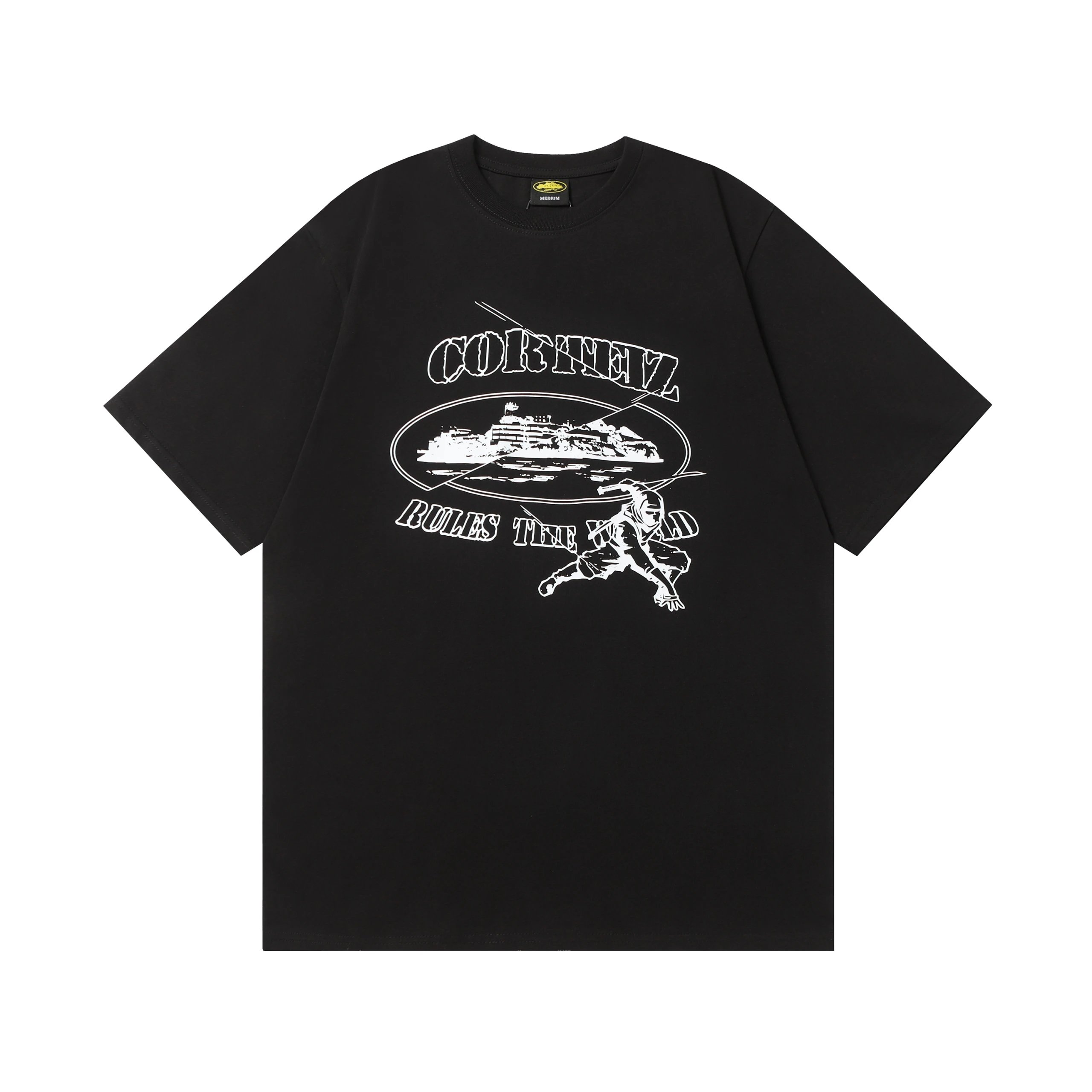 Corteiz Rules The World T-Shirt Black