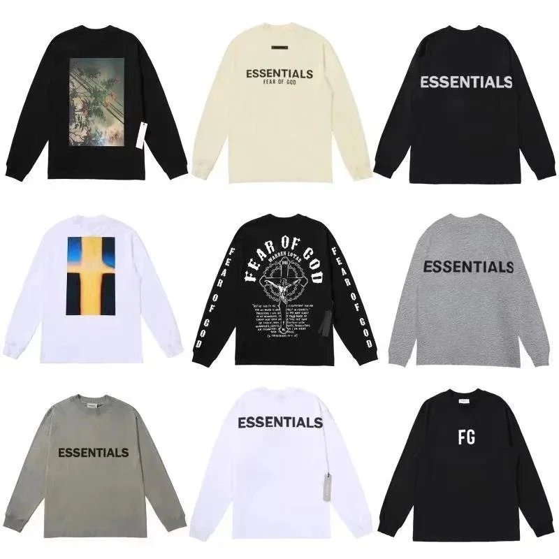 Fear of God Essentials Long Sleeve T-Shirts for Men and Women