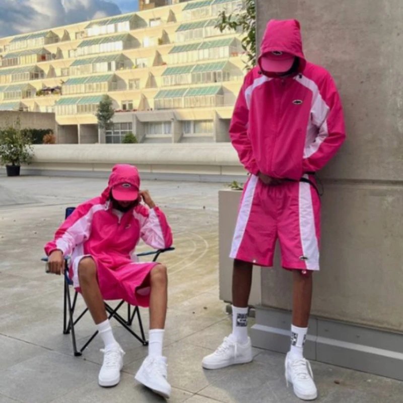 FILA Pink Track Suit Set for Men and Women