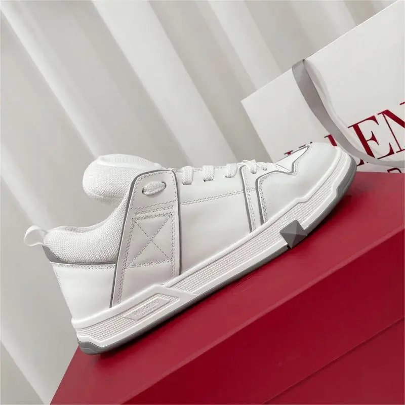 White Leather Sneakers for Men and Women - Comfortable Casual Shoes