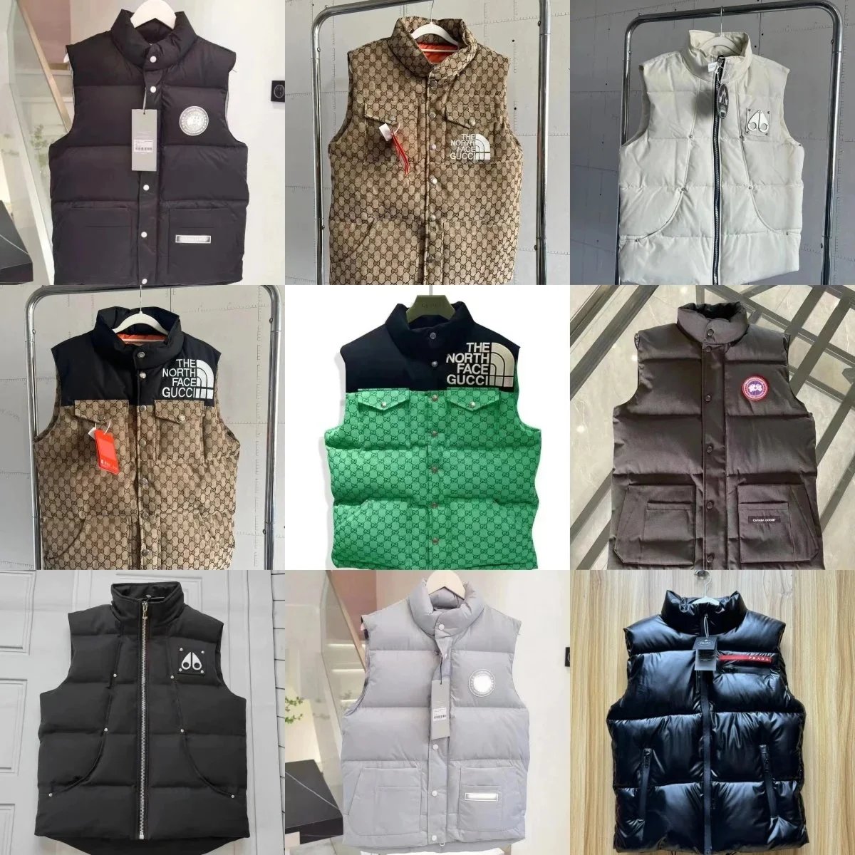 Gucci x The North Face Collaboration Puffer Vest
