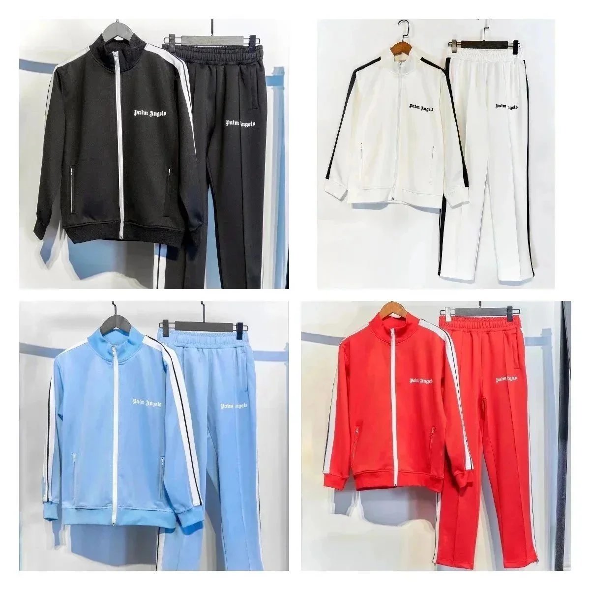 Palm Angels Track Suit Set for Men and Women - Sporty Casual Wear