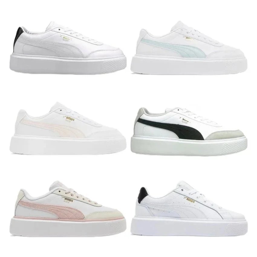 Puma Platform Sneakers White Women's Fashion Shoes