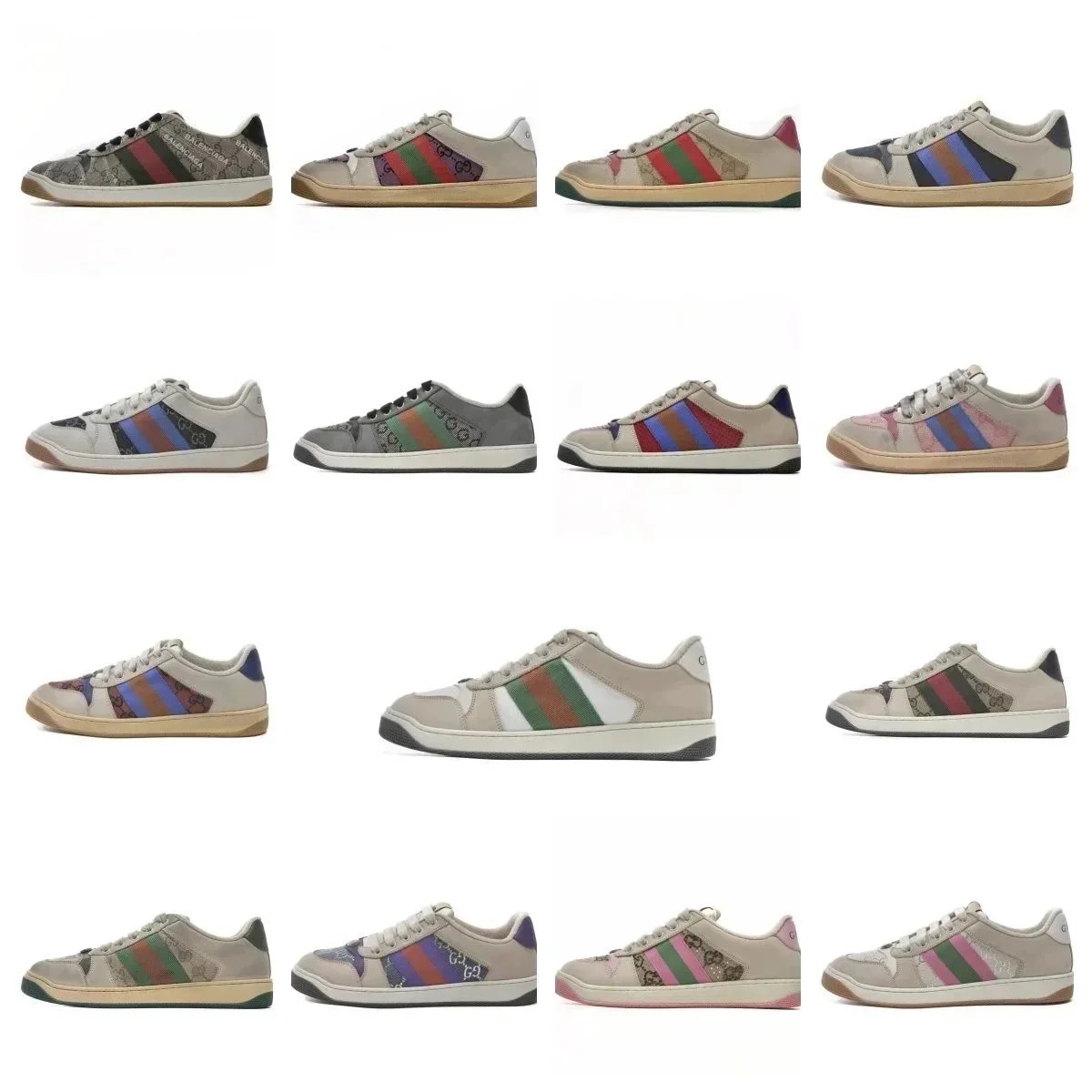 Gucci Ace Sneakers with Web Stripe Design