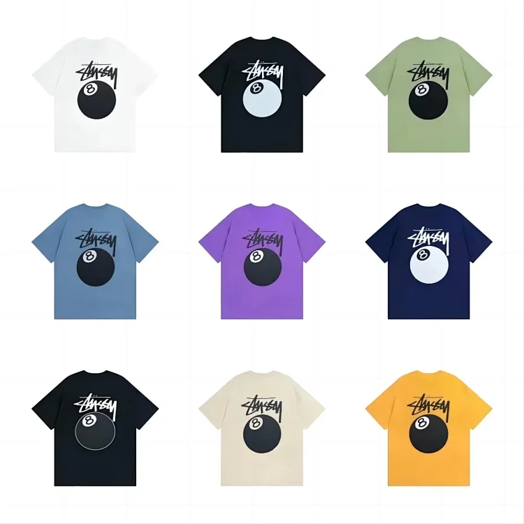 Stussy 8 Ball T-Shirt - Classic Streetwear Design
