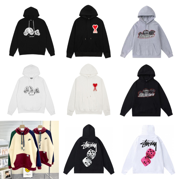 Stussy Hoodie Sweatshirt Men Women Streetwear Graphic Print Pullover