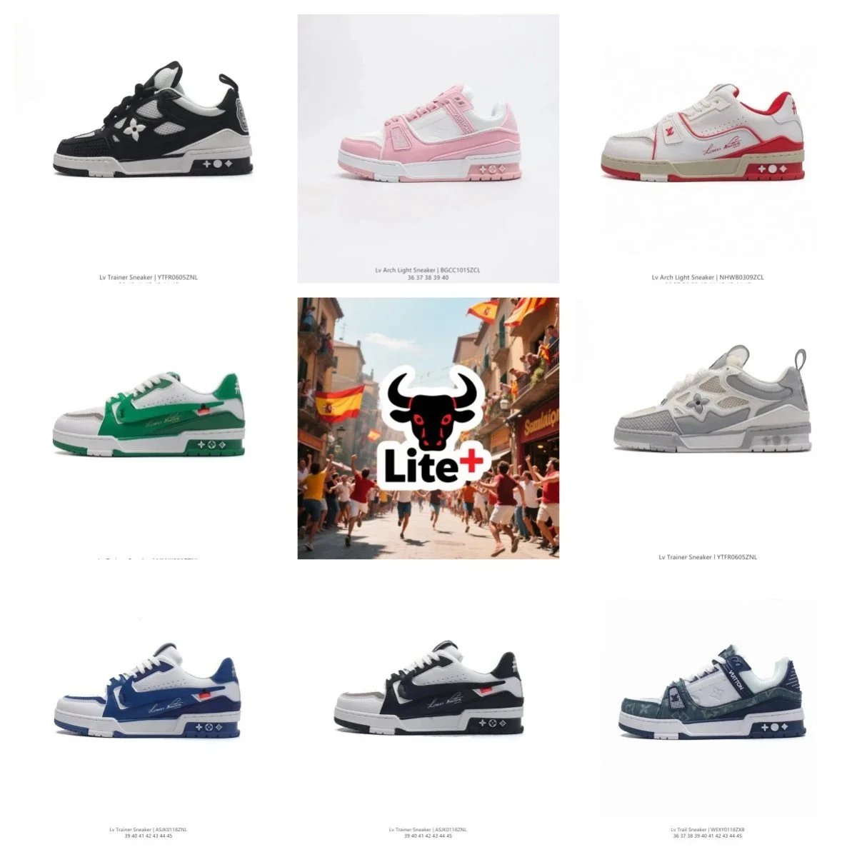 Lite+ Lv Trainer Sneaker Men Women Fashion Casual Shoes