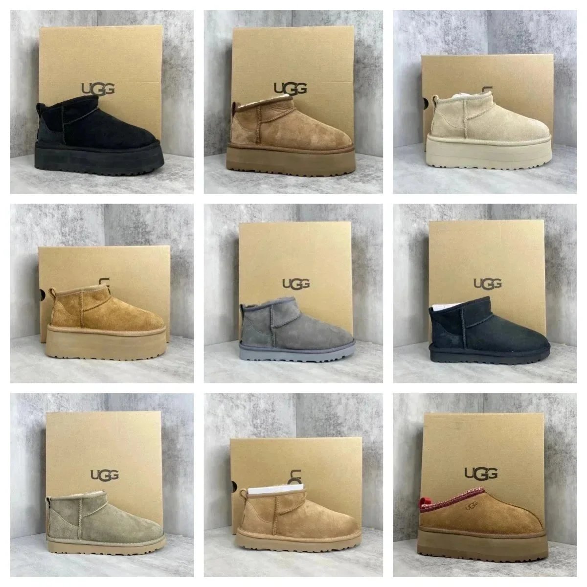 UGG Mini Boot Platform Shoes for Women and Men