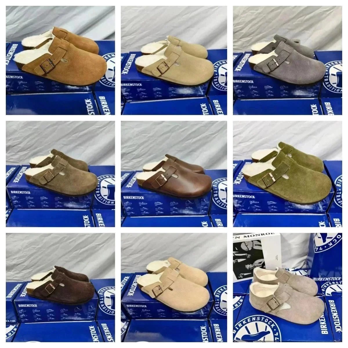 Birkenstock Boston Clogs - Comfortable Suede Mules for Men and Women