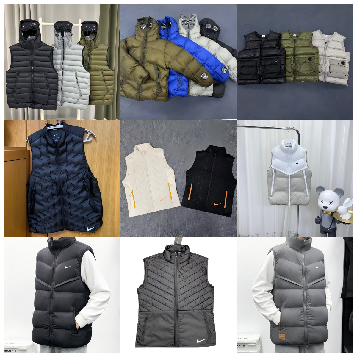 Nike Men's Lightweight Puffer Vest for Outdoor Activities