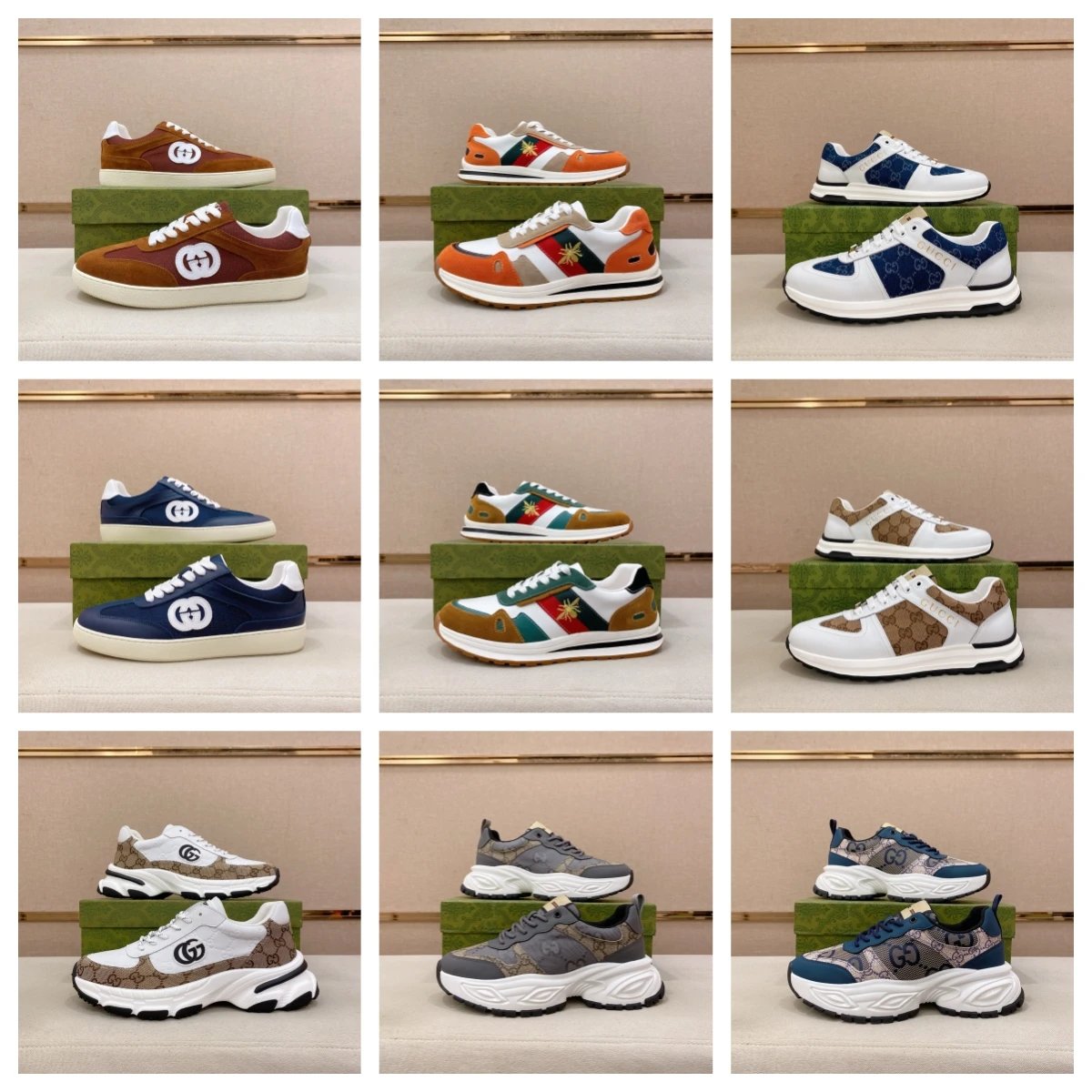 Gucci Sneakers Collection - Luxury Fashion Shoes for Men and Women