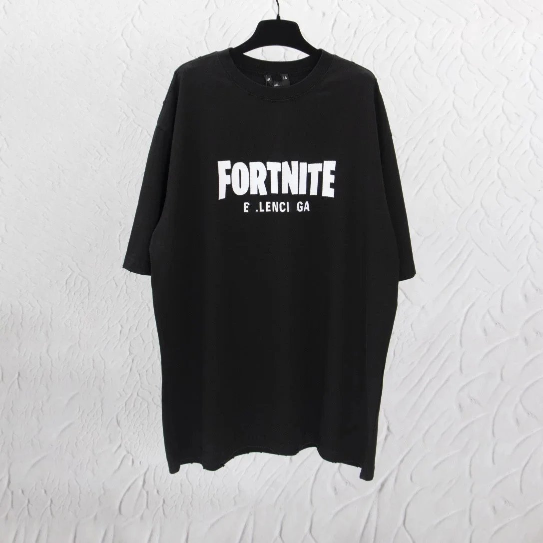Fortnite Oversized Black T-Shirt for Men and Women