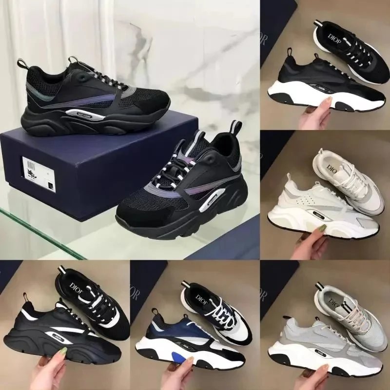 Dior Men's and Women's Fashion Sneakers Chunky Sole Running Shoes
