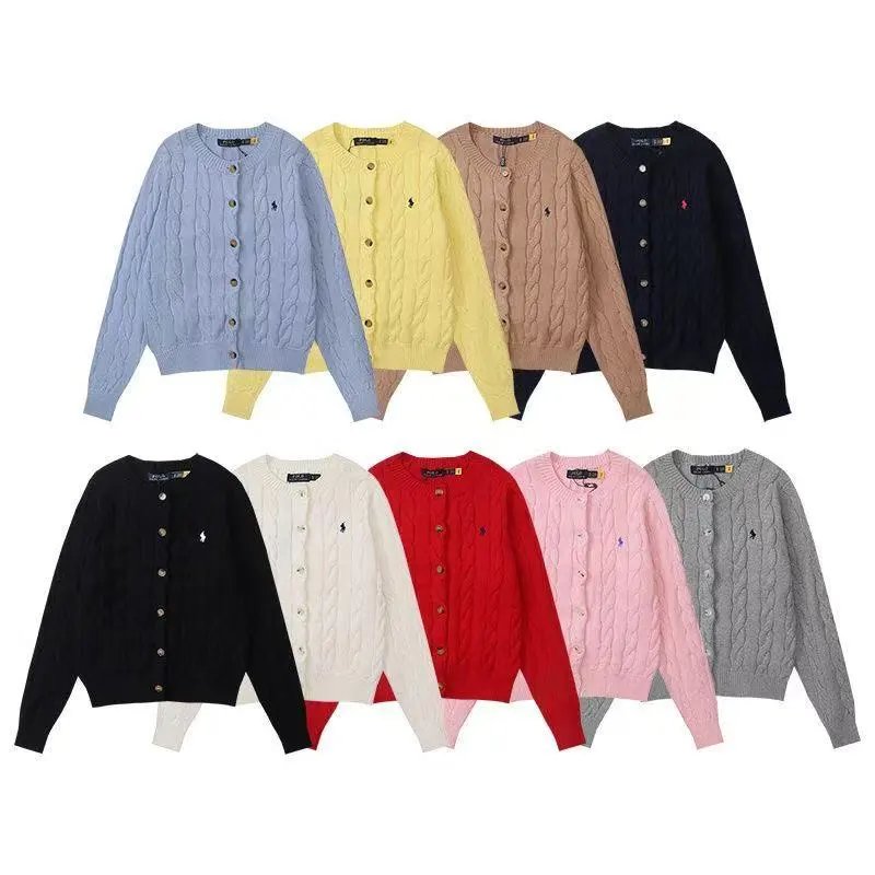 Classic Cable Knit Cardigan Sweater for Women