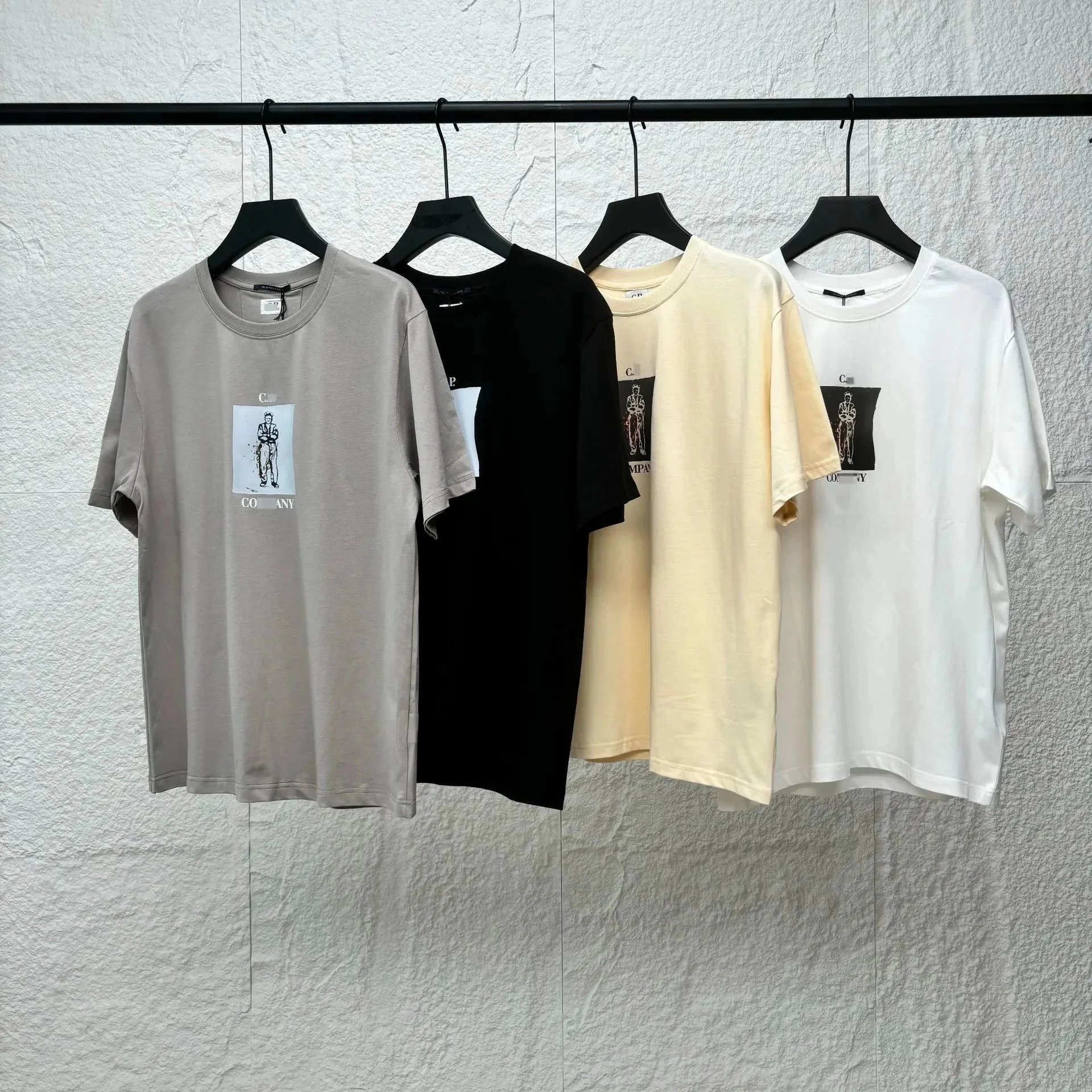 Minimalist Graphic T-Shirt for Men - Casual Streetwear Style
