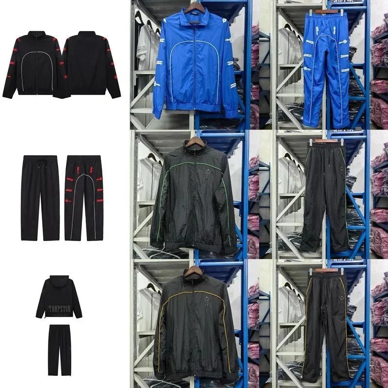 TRAPSTAR Sport Suit Men's Tracksuit Set Lightweight Jacket and Pants