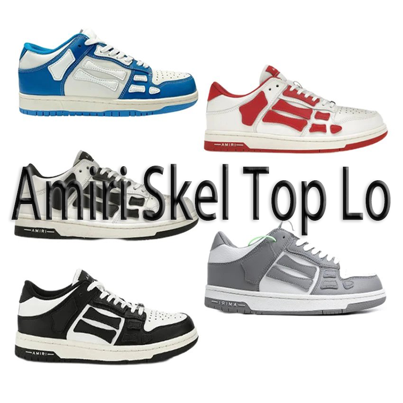 Amiri Skel Top Lo Sneakers Men's Fashion Streetwear Shoes