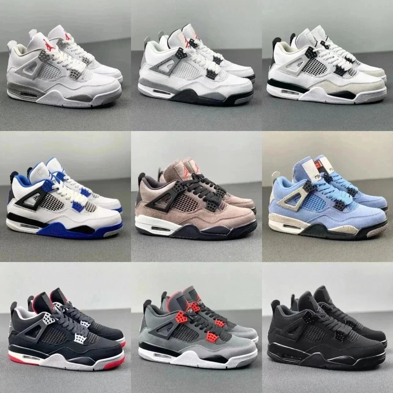 Air Jordan 4 Retro Sneakers Men's Basketball Shoes