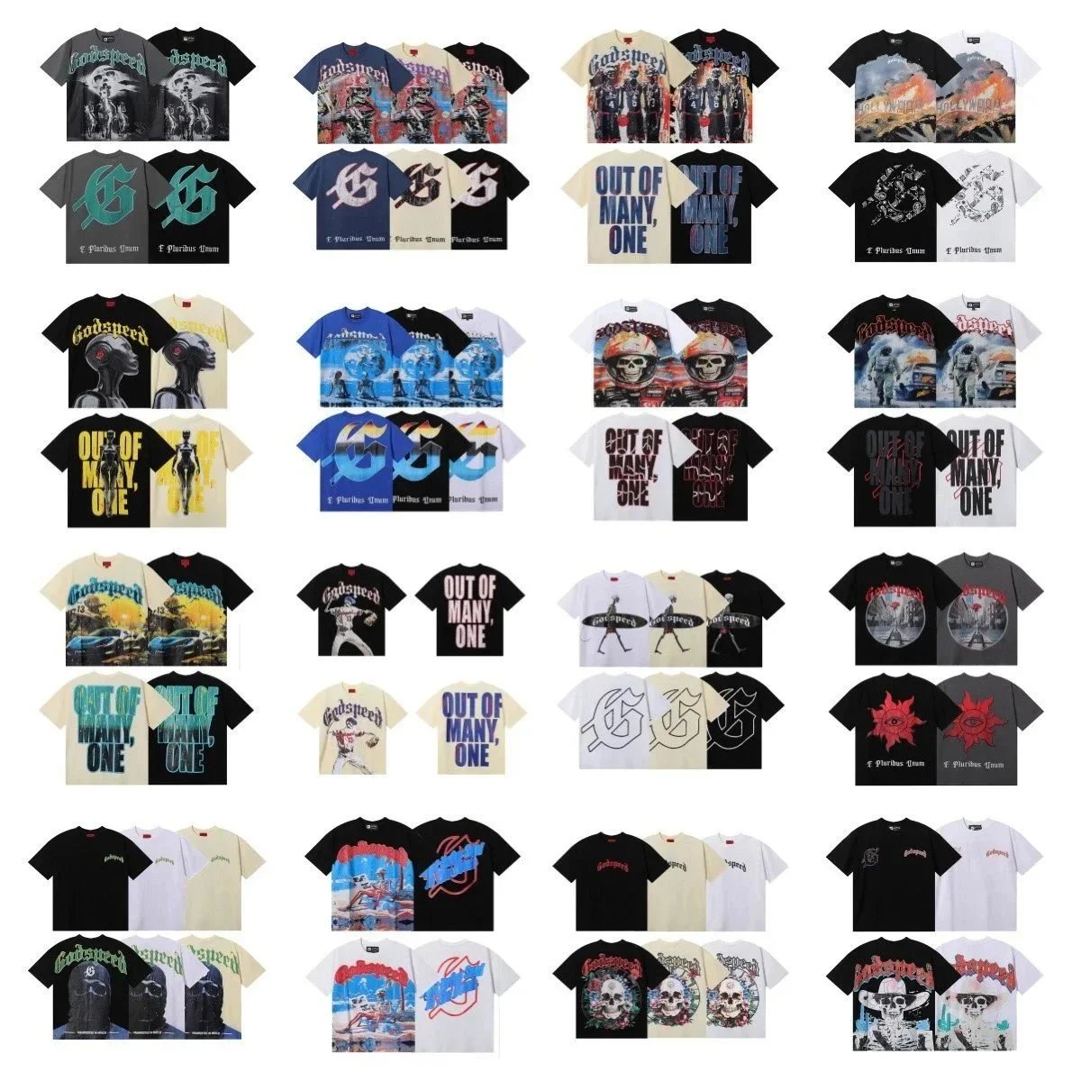 Godspeed T-Shirts Collection - Out of Many, One Design