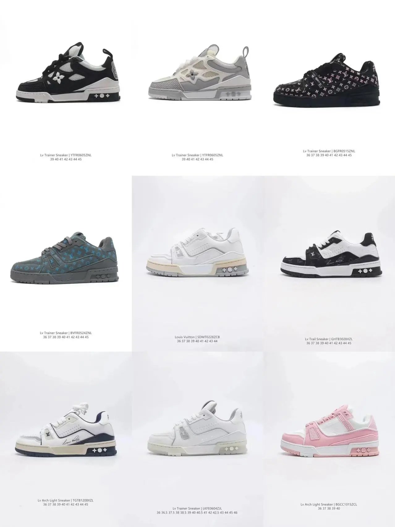 Louis Vuitton LV Trainer Sneaker Collection | Luxury Fashion Sneakers