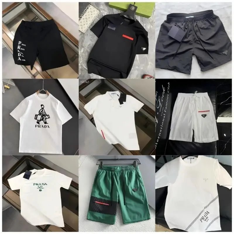 Prada Men's T-Shirts and Shorts Collection