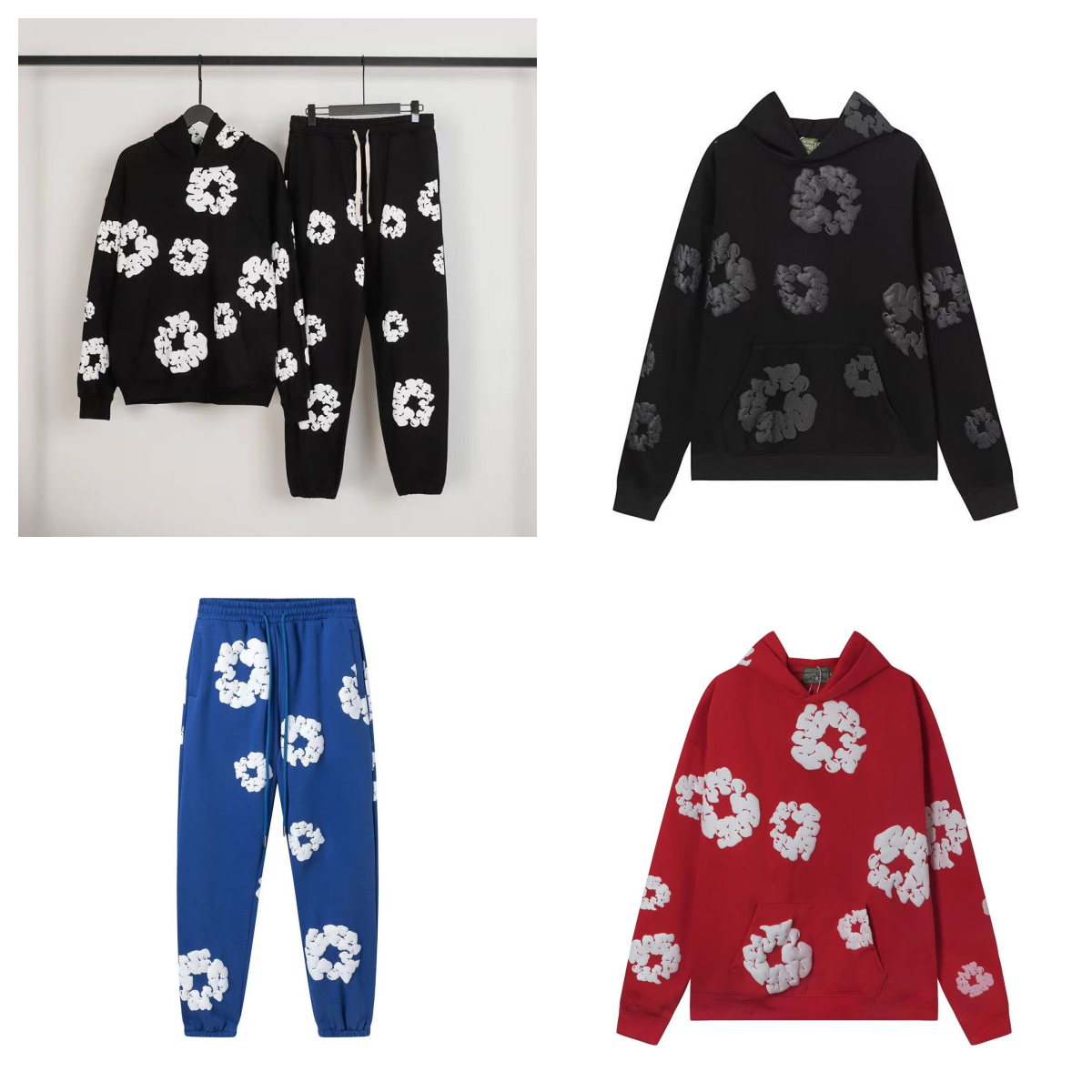BAPE Camo Flower Hoodie and Sweatpants Set