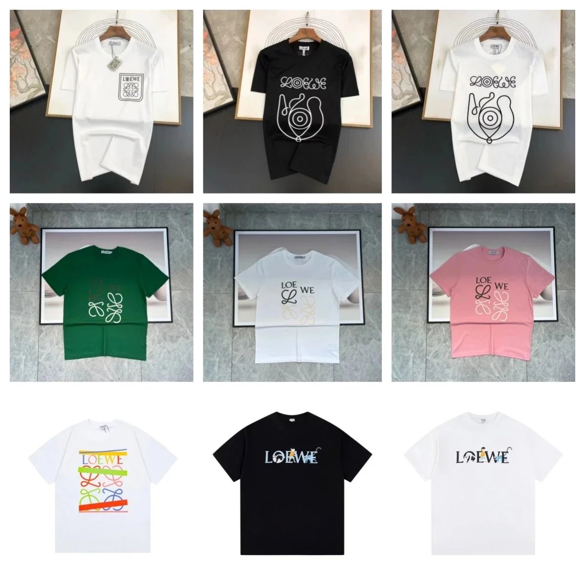 LOEWE Logo Print T-Shirt Collection for Men and Women