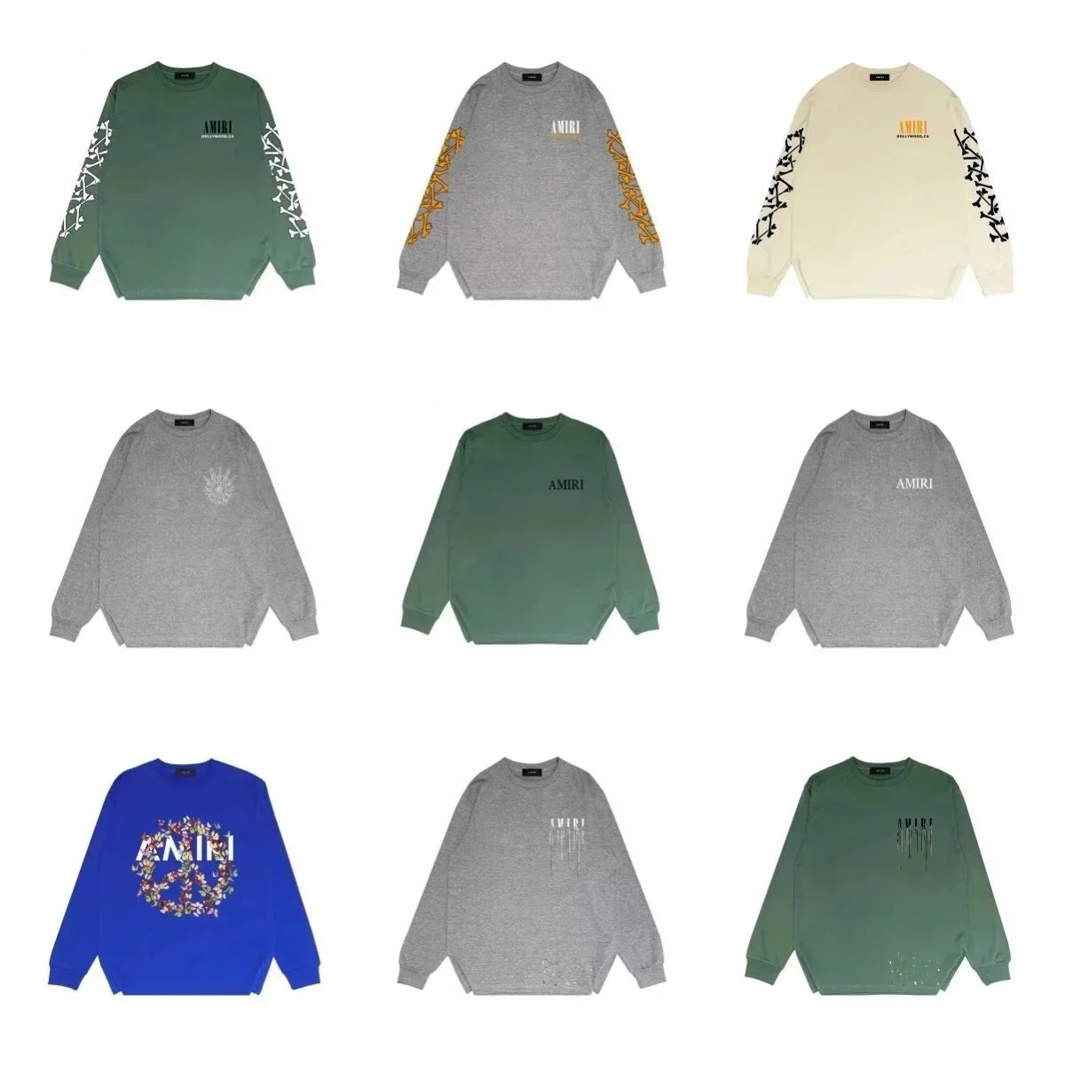 AMIRI Long Sleeve Sweatshirts Collection