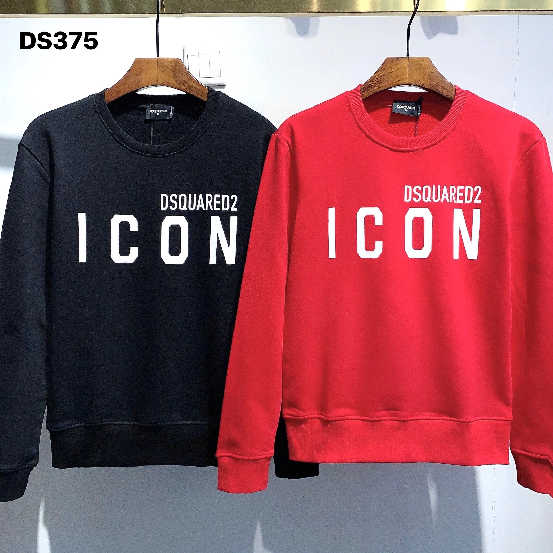 DSQUARED2 ICON Sweatshirt Men Women Fashion Crewneck Sweatshirts