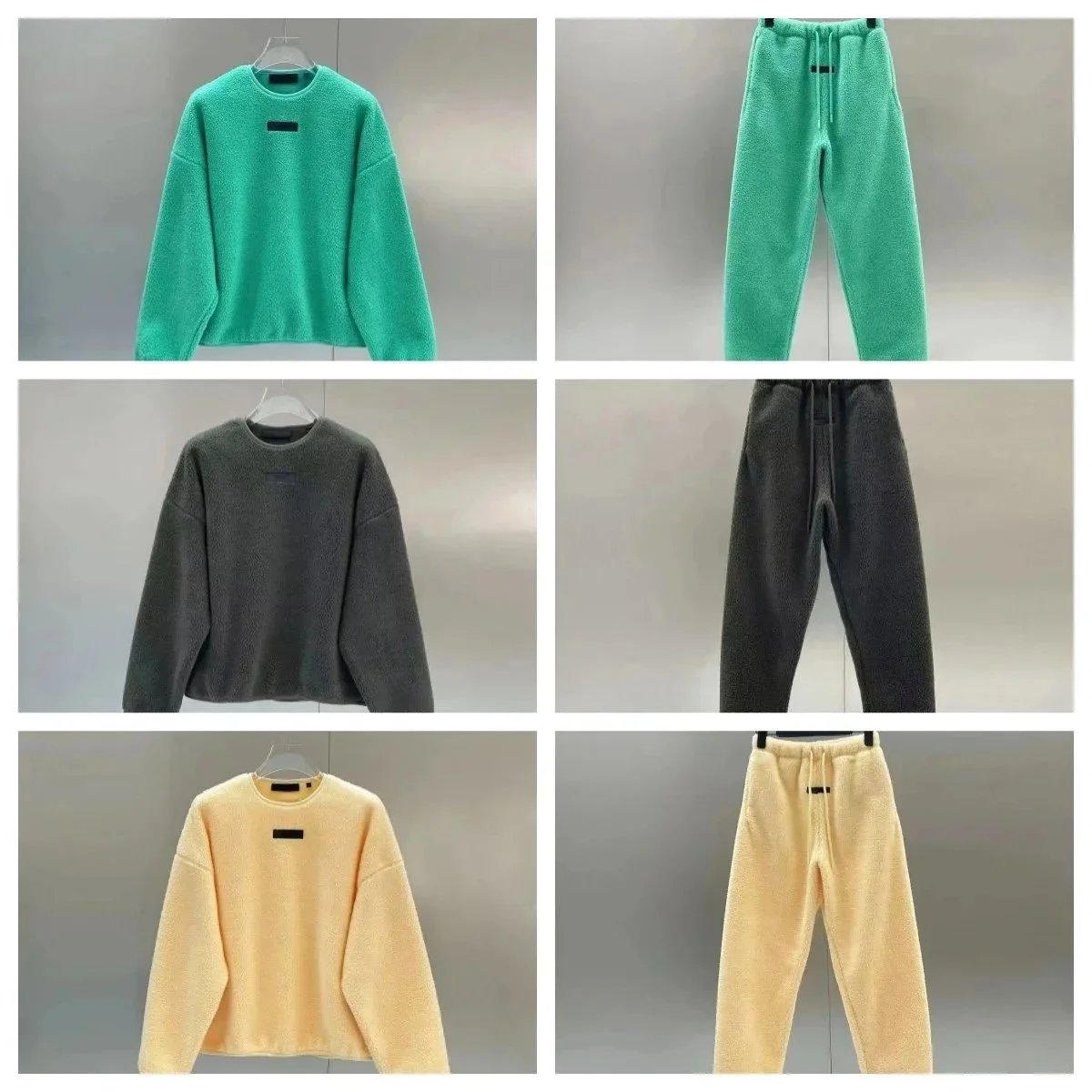 Soft Fleece Sweatshirt and Pants Set for Women - Comfortable Lounge Wear