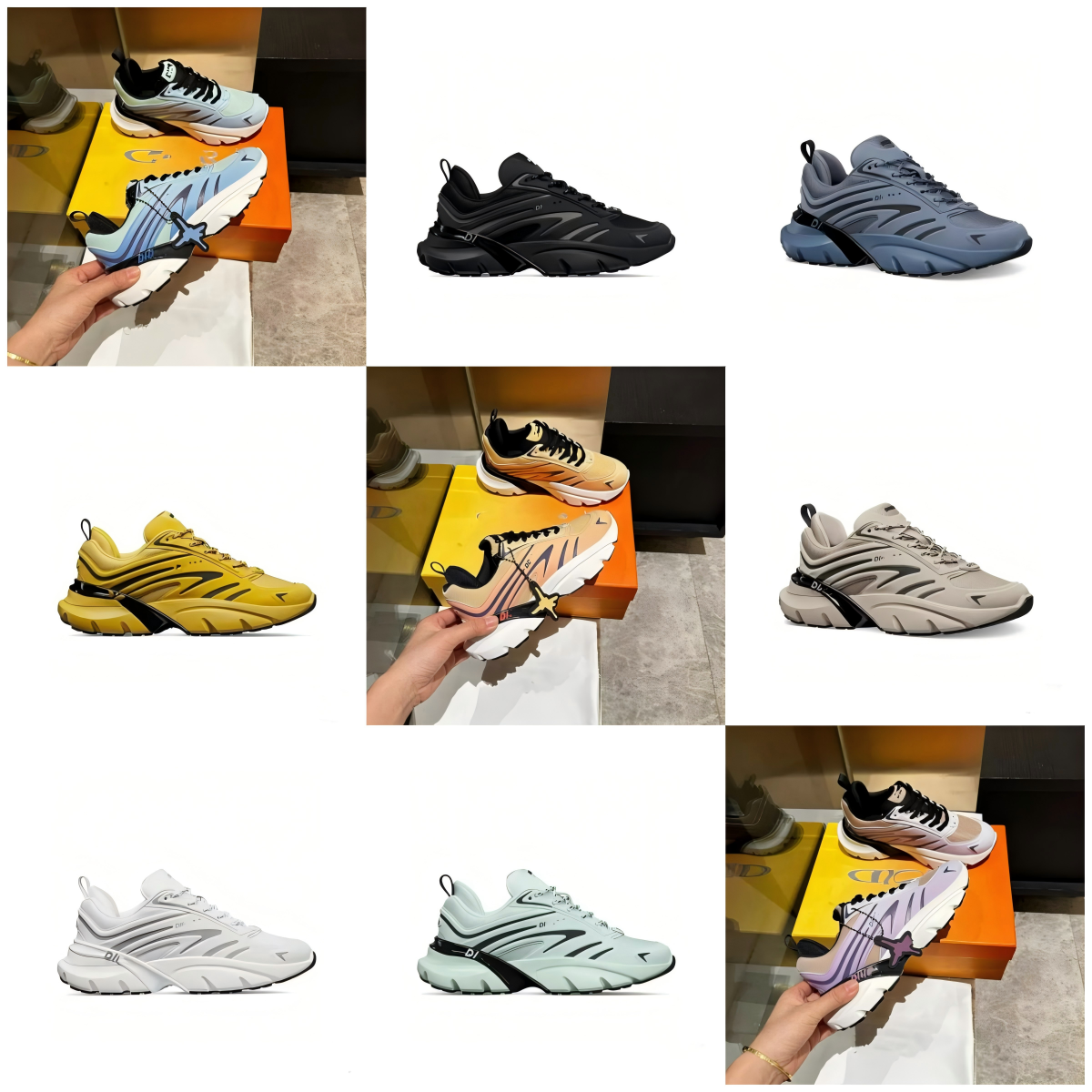 DIL Chunky Sneakers for Men and Women Fashionable Running Shoes