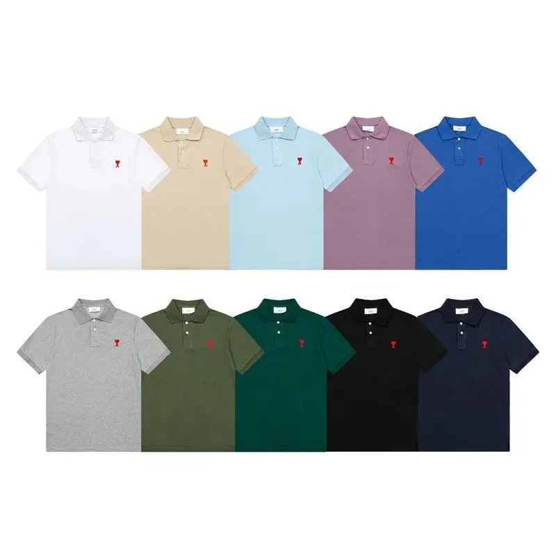 Classic Cotton Polo Shirt for Men - Multiple Colors