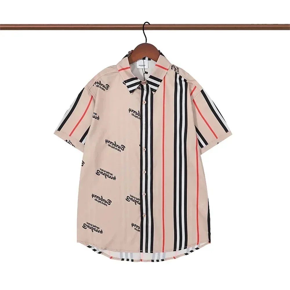 Burberry Kids Striped Short Sleeve Shirt