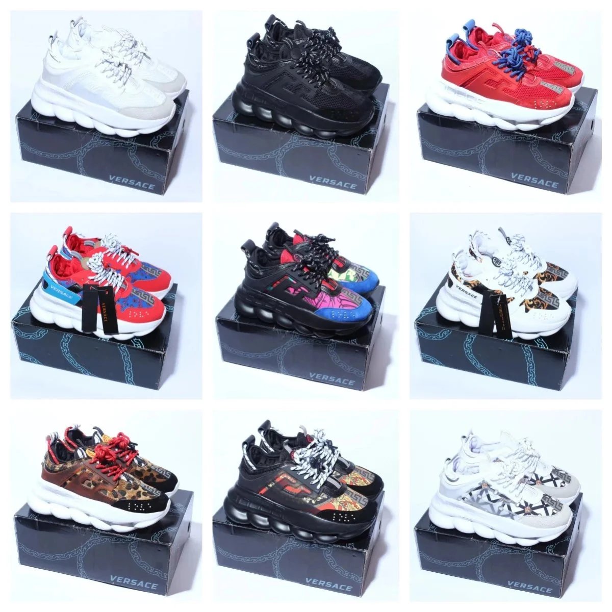 Versace Sneakers Fashion Sport Shoes for Men and Women