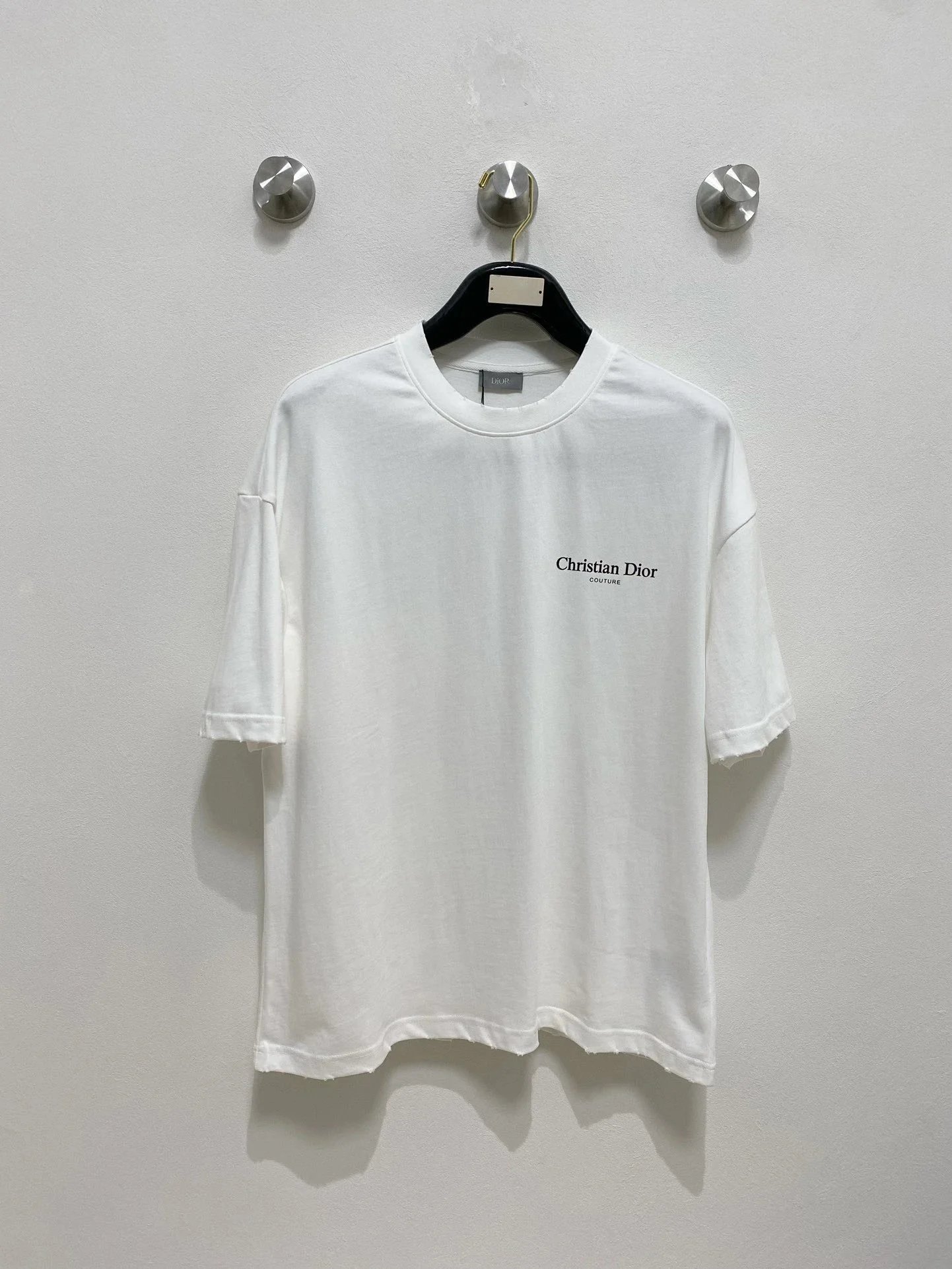 Christian Dior White Logo T-Shirt for Men and Women