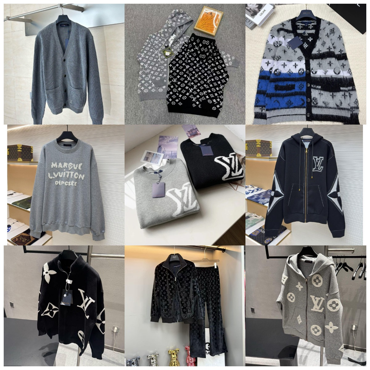 Louis Vuitton Knitwear Collection Hoodies Sweaters & Cardigans