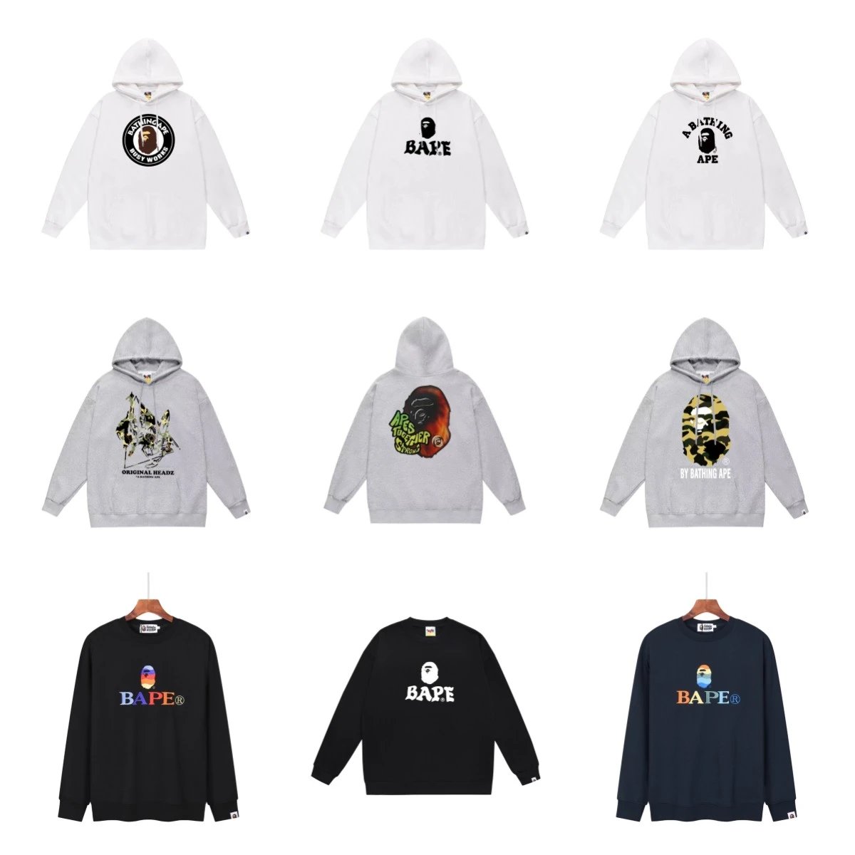 BAPE Hoodies & Sweatshirts - Streetwear Fashion for Men and Women