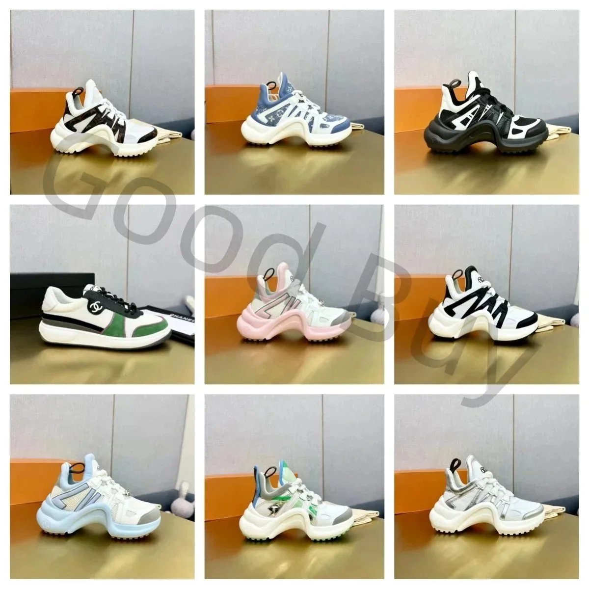 Chanel Chunky Sneakers Fashion Designer Sport Shoes