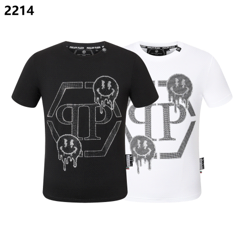 2214 Smiley Logo T-Shirt Men's Fashion Streetwear Tee